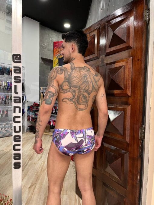 Sunga Cristais  Roxo Tradicional - Imagem 2