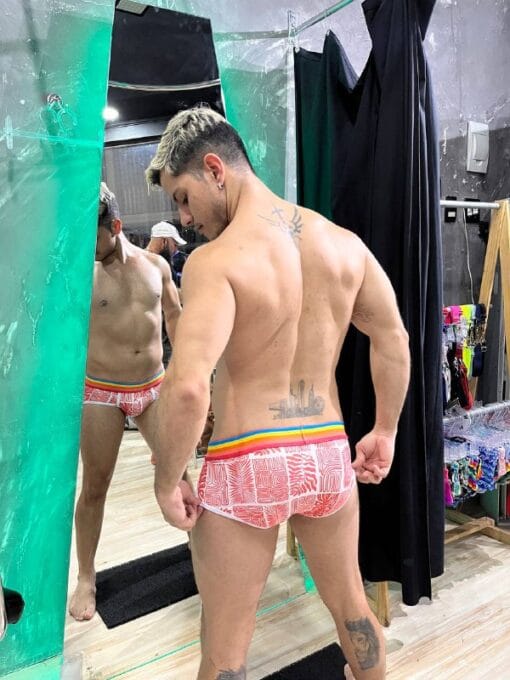 Cueca Tribal Vermelha - Imagem 3