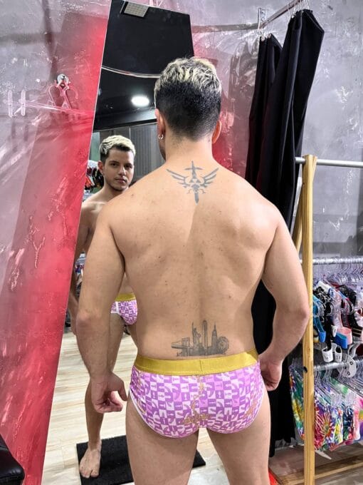 Cueca Dildos Lilas