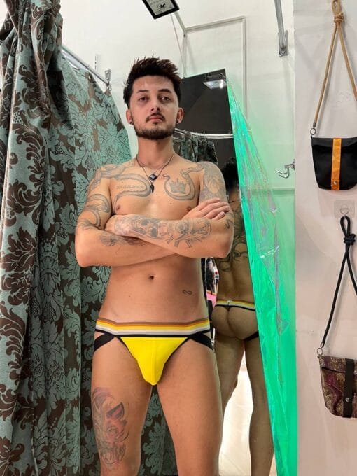 Jockstrap Amarela Ursos