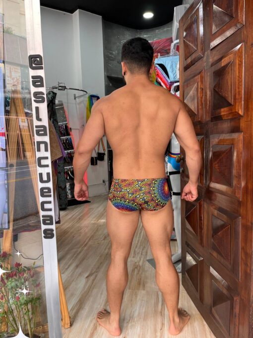 Sunga Dupla Face Verde Multi Color - Imagem 3