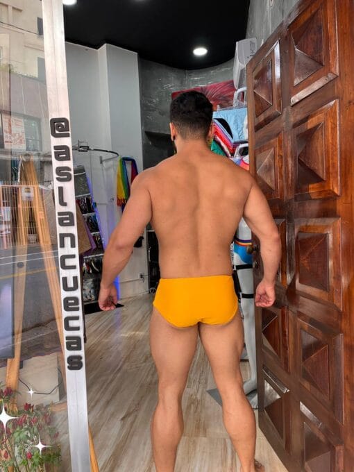 Sunga Dupla Face Amarelo Onça - Imagem 4
