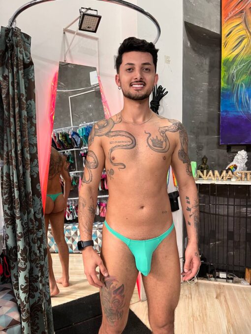 Sunga Cavada San Verde Maldivas - Lingerie Masculina - Aslan - Imagem 2