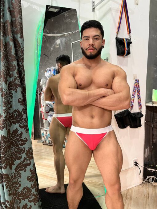 Tanga Rosa line Branco Fire