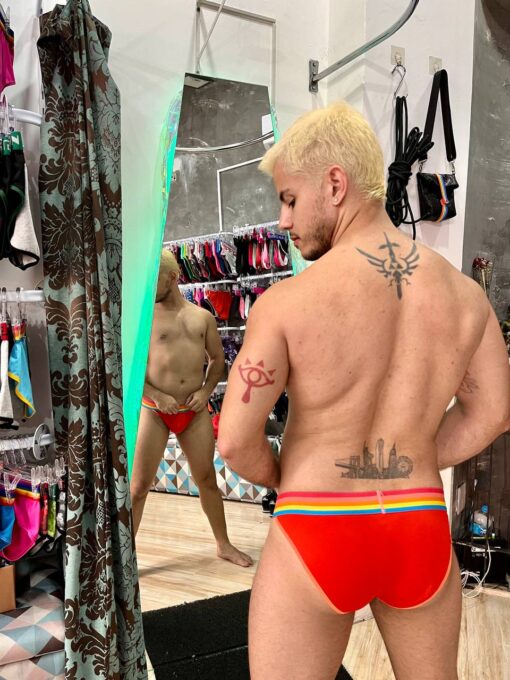Tanga Laranja Tropical - Imagem 3