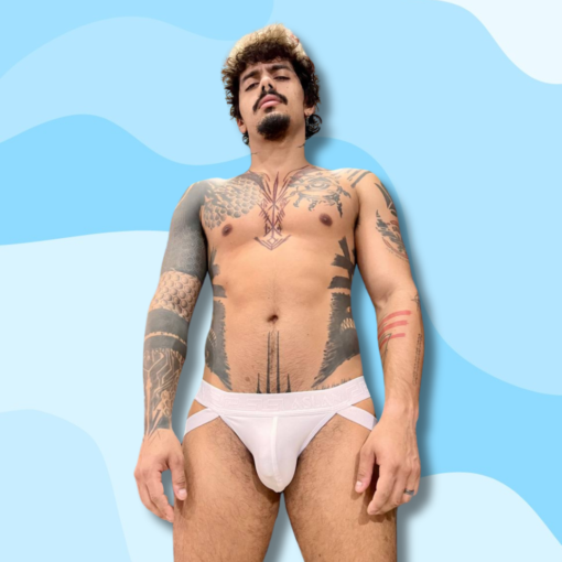 Jockstrap Branca Aslan - Imagem 3