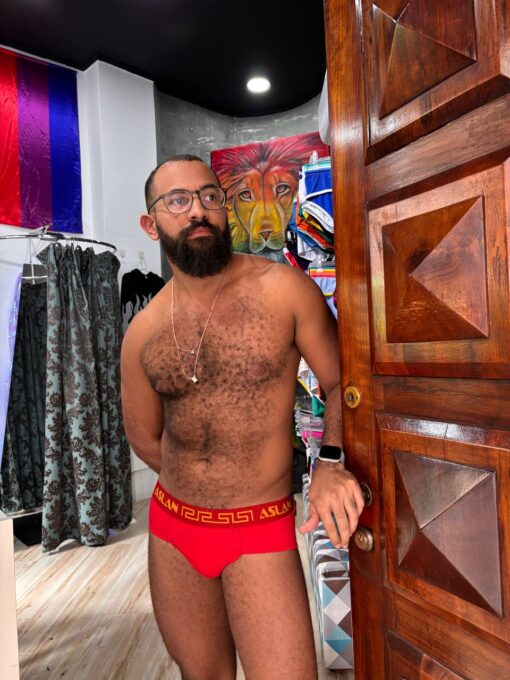 Cueca Vermelha Algodão Aslan