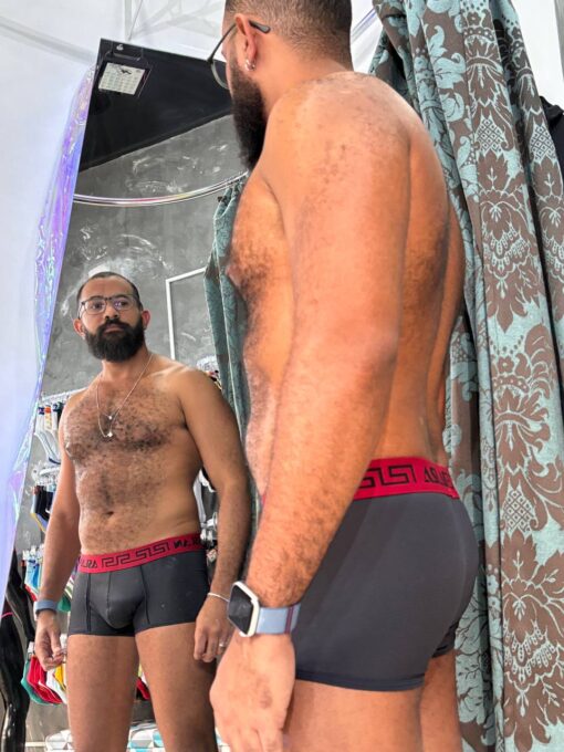 Cueca Box Preta Vermelho Fire - Imagem 2