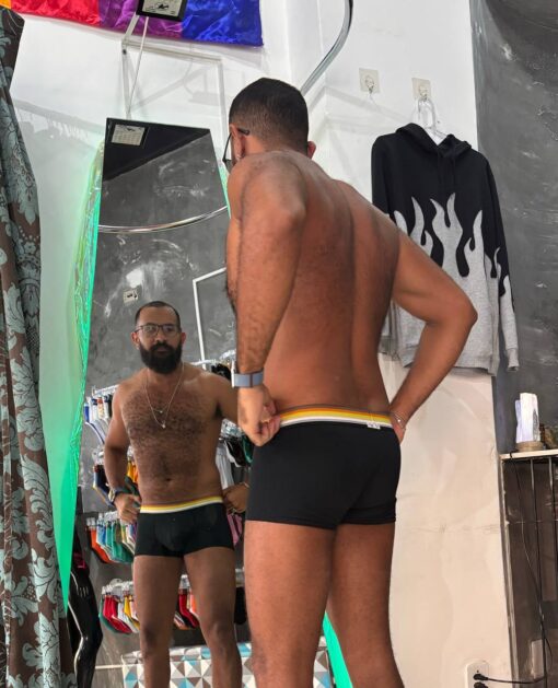 Cueca Box Preta Ursos Bear - Imagem 2