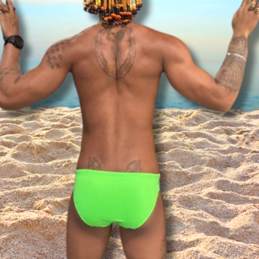 Sunga Slim Verde Neon - Imagem 4