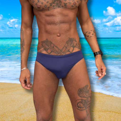 Sunga Slim Azul Marinho - Imagem 4