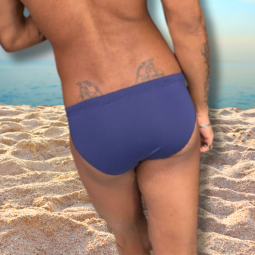 Sunga Slim Azul Marinho - Imagem 2