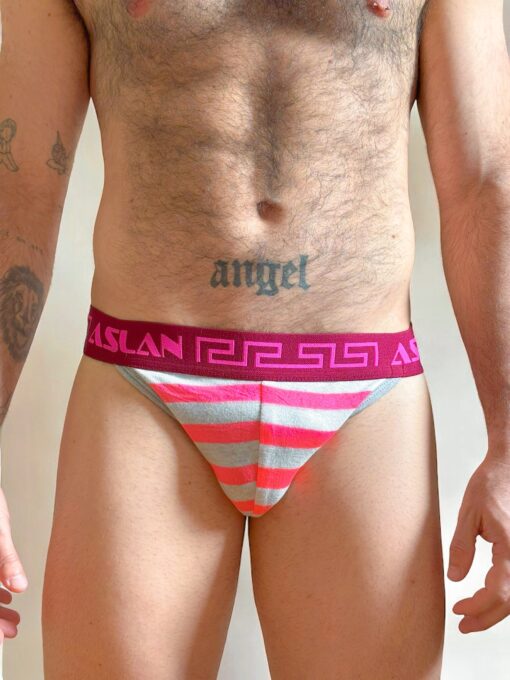 Tanga Cinza Pink