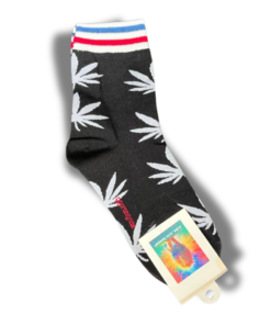 Meia Maconha Preta Line - 33 a 39