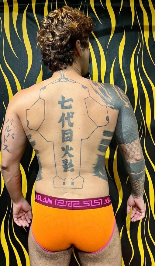 Cueca DryFit Laranja Vinho - Imagem 2