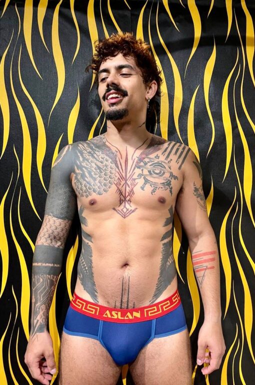 Cueca DryFit Azul Terracota