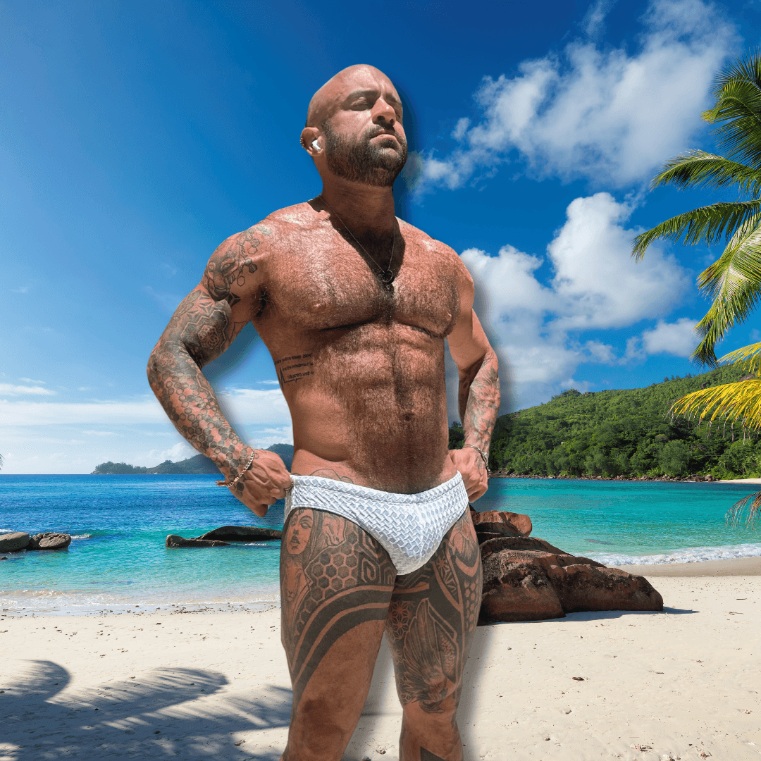 Sunga Branca Slim 3D