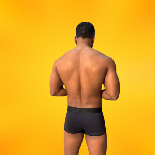 Cueca Boxer Preta Malha Fria - Imagem 2