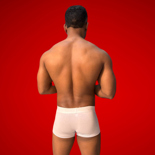 Cueca Boxer Branca Algodão - Imagem 2