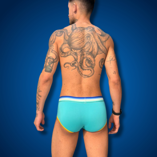 Cueca Verde Jade Dryfit line Amarelo - Imagem 2
