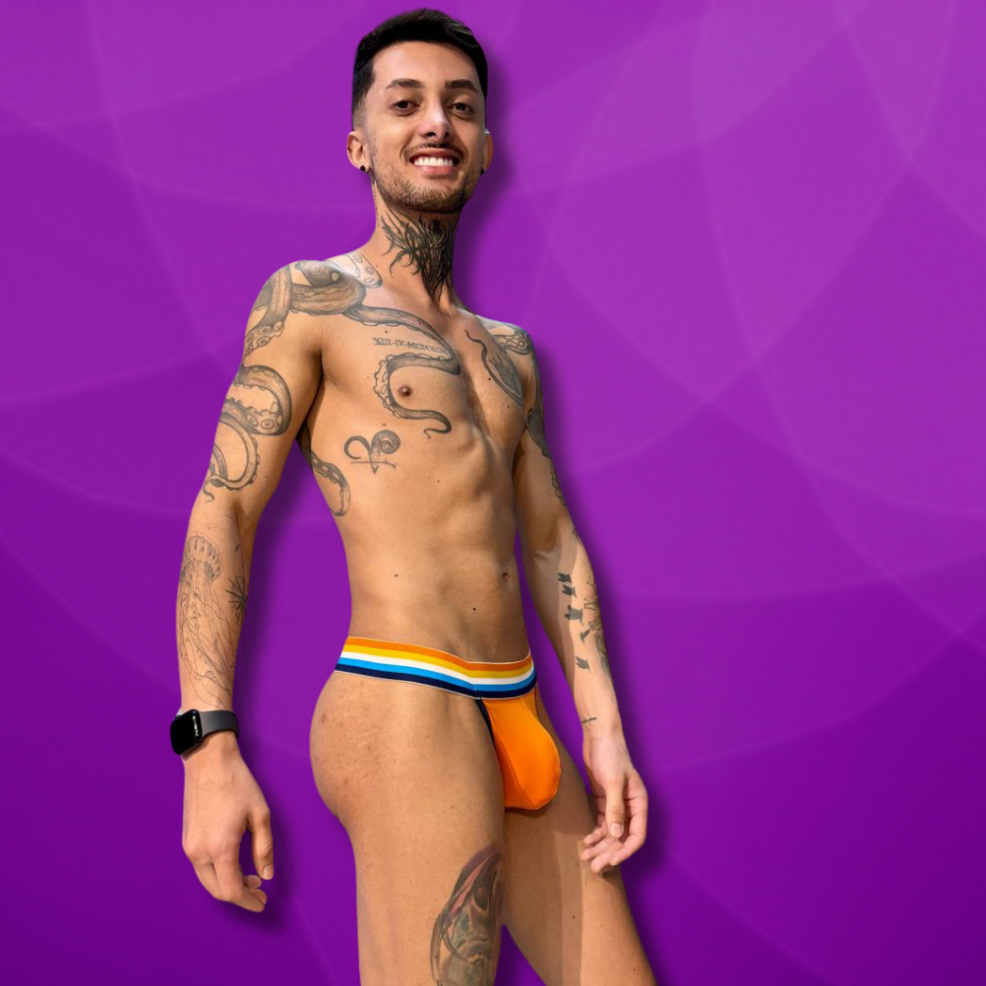 Thong Lingerie Laranja