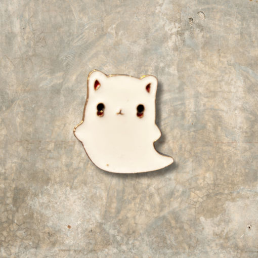 Pin Gato Fantasma