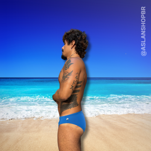 Sunga Azul Jeans Slim - Imagem 2