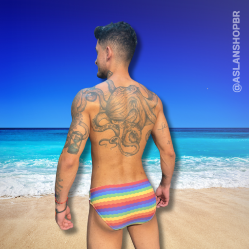 Sunga Ondas Pride LGBTQIAPN+ Slim - Imagem 2