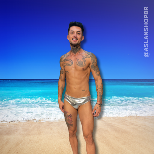 Sunga Slim Prateada - Imagem 2