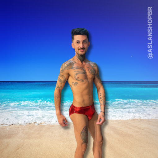 Sunga Vermelho Scarlate Slim - Imagem 3
