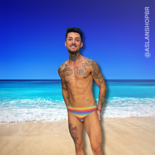 Sunga Ondas Pride LGBTQIAPN+ Slim