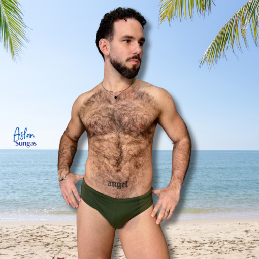 Sunga Slim Verde Militar