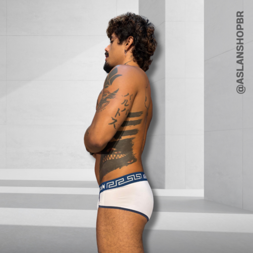 Cueca Branca line Jeans - Imagem 3