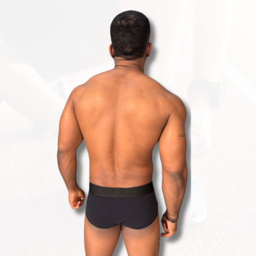 Cueca Preta Slip Malha Fria - Imagem 3