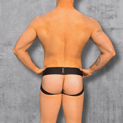 Jocktrap Preta Lisa Star Aslan - Imagem 2