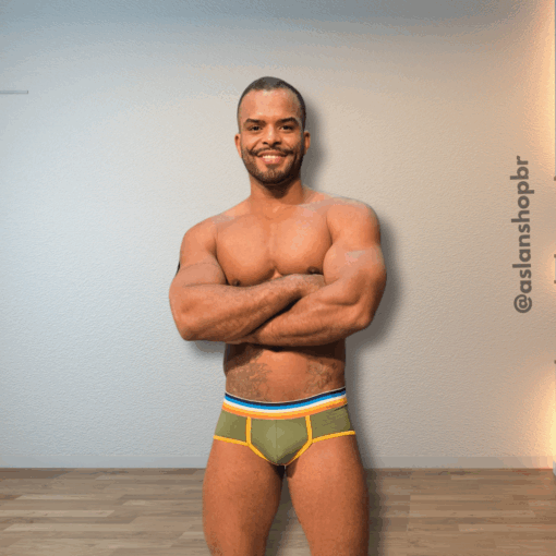 Cueca Verde line Amarelo Leo - Imagem 5