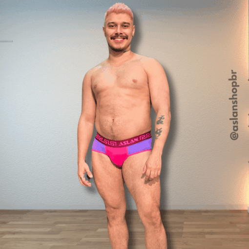 Cueca Roxa line Rosa Bordo Fire - Imagem 4
