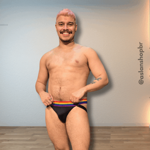 Jockstrap Preta Pride