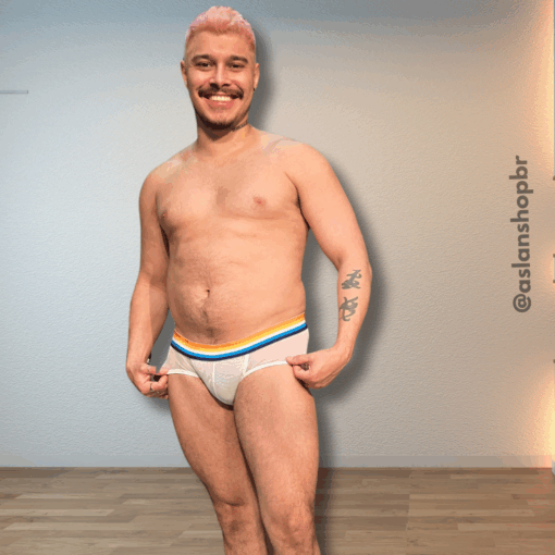 Cueca Transparente Branca Aroace - Imagem 2
