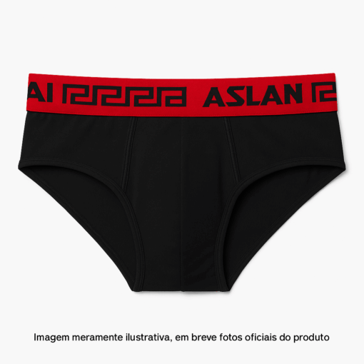 Cueca Preta Algodão Fire Red