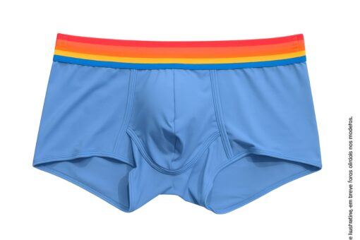 Cueca Boxer Azul Jeans