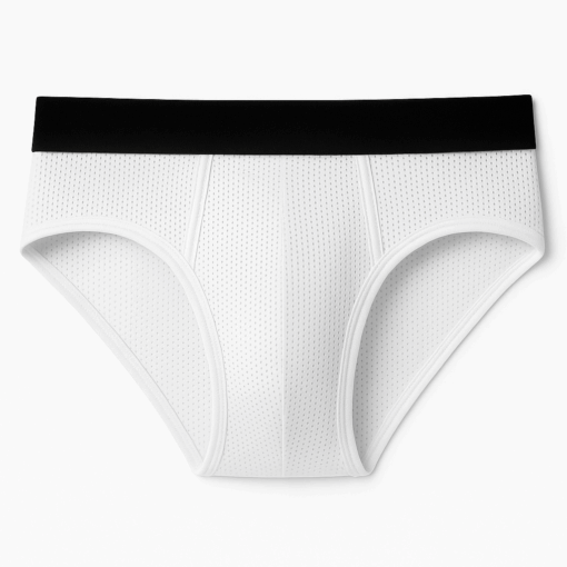 Cueca Branca DryFit Sport Black