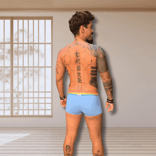 Cueca Boxer Azul Jeans - Imagem 2