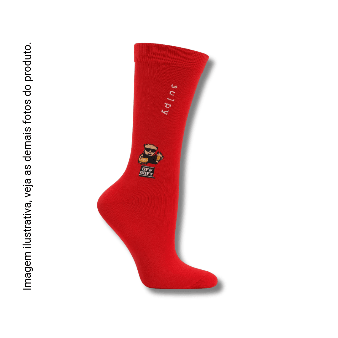 Meia Vermelha Urso