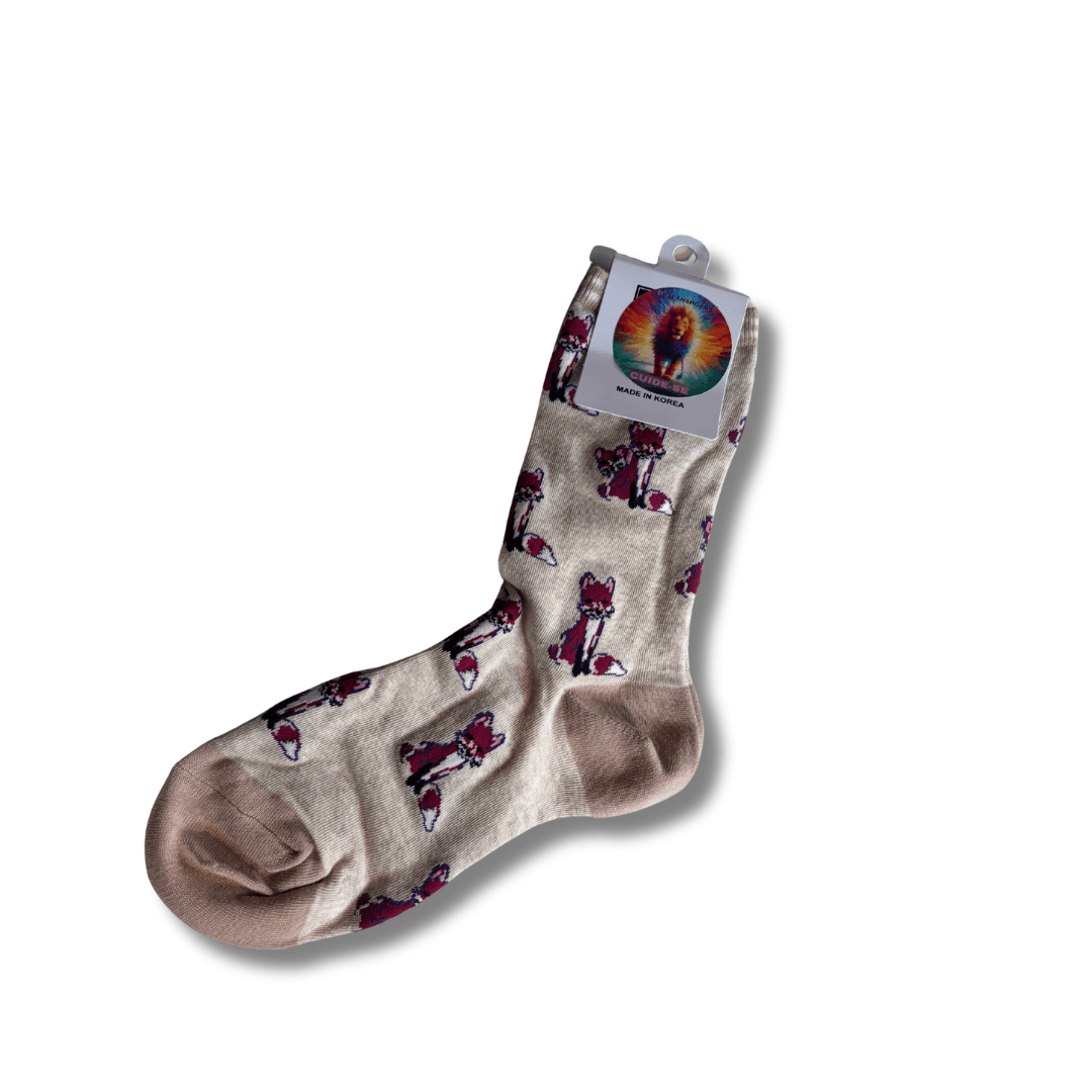 Meia Bege Raposa - Imagem 3