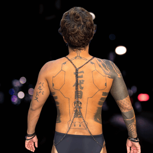 Body Chain Chumbo Leopardo Imantado - Imagem 3