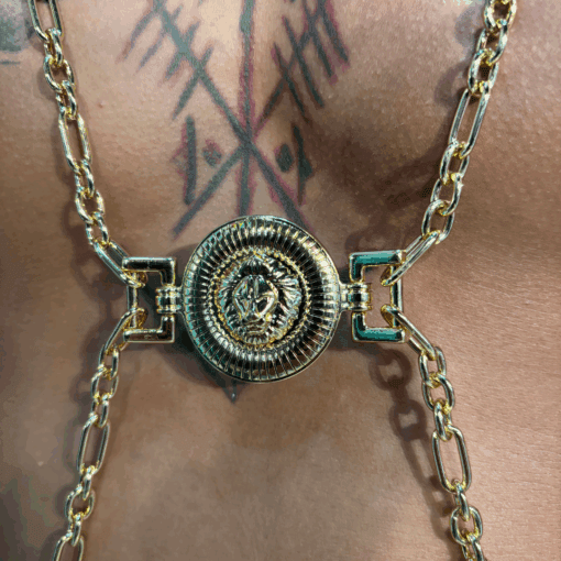 Body Chain Leão Dourado - Imagem 2