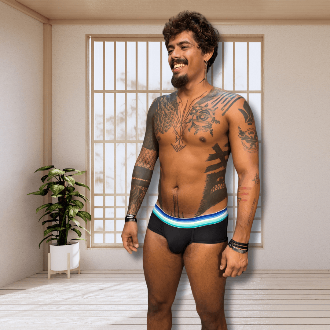 Cueca Preta line Anemo