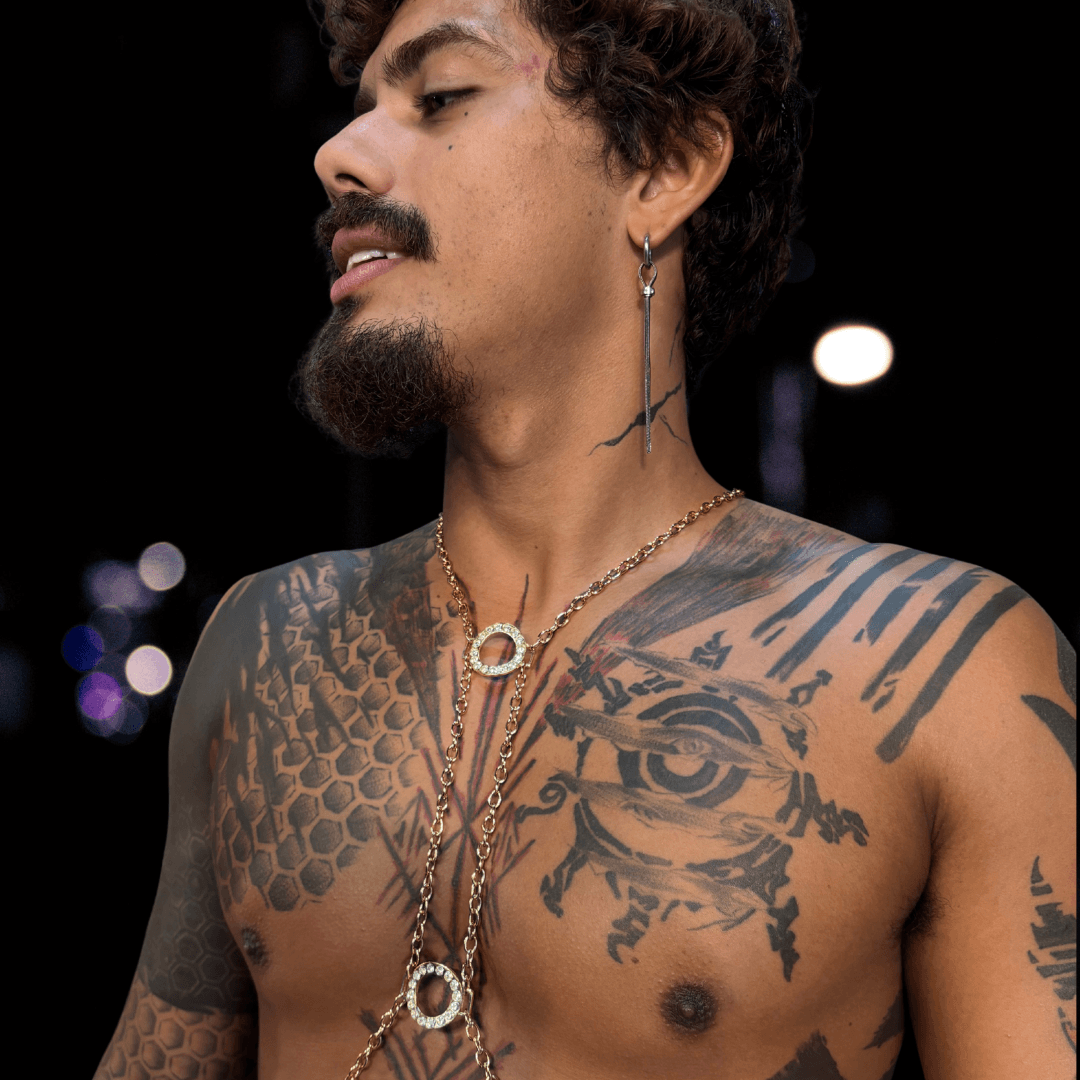 Body Chain Dourado Tito