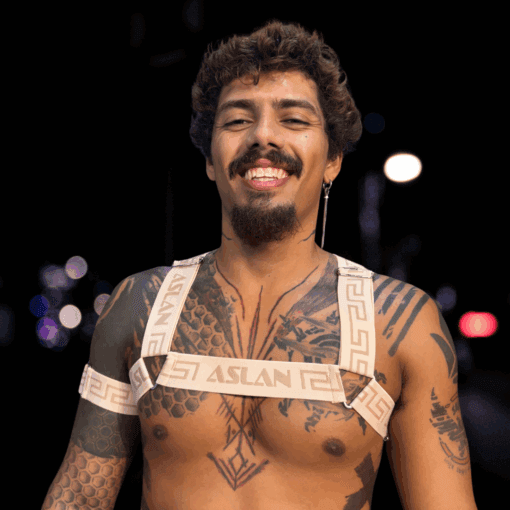 Harness Areia em X